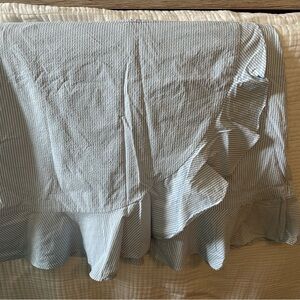 Southern Tide Blue and White Striped Skirt